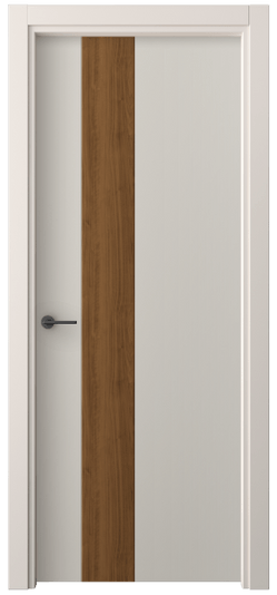 Дверь межкомнатная 4223 ПЭСС. Цвет ПЭТ светло-серый. Материал ПЭТ. Коллекция Фридом. Картинка.