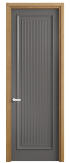 Дверь межкомнатная 6701 БКЛС. Цвет Бук классический серый. Материал Массив бука эмаль. Коллекция Charm. Картинка.