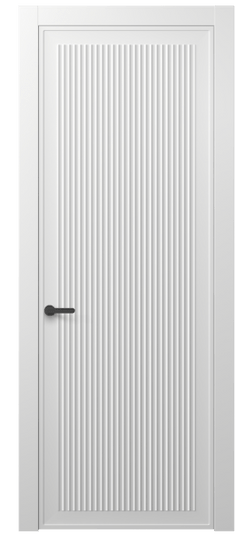 Дверь межкомнатная 8642 МБЛ . Цвет Матовый белоснежный. Материал Гладкая эмаль. Коллекция Alba. Картинка.