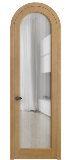 Дверь межкомнатная 6814 БНМ MORU. Цвет Бук натуральный матовый. Материал Массив бука матовый. Коллекция Palazzo. Картинка.