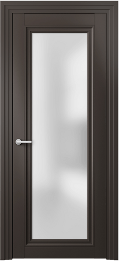 Дверь межкомнатная 2502 МАН САТ. Цвет Матовый антрацит. Материал Гладкая эмаль. Коллекция Centro. Картинка.