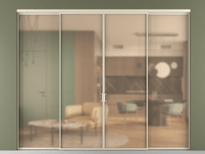 Перегородка Формато внутри проёма 4 створки