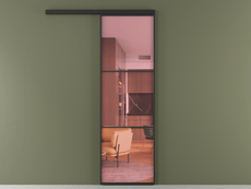 Перегородка Formato вдоль стены 1 створка