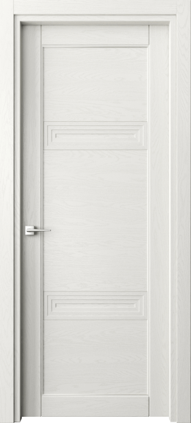 Дверь межкомнатная 6111 ДБЖ. Цвет Дуб жемчуг. Материал Массив дуба эмаль. Коллекция Ego. Картинка.